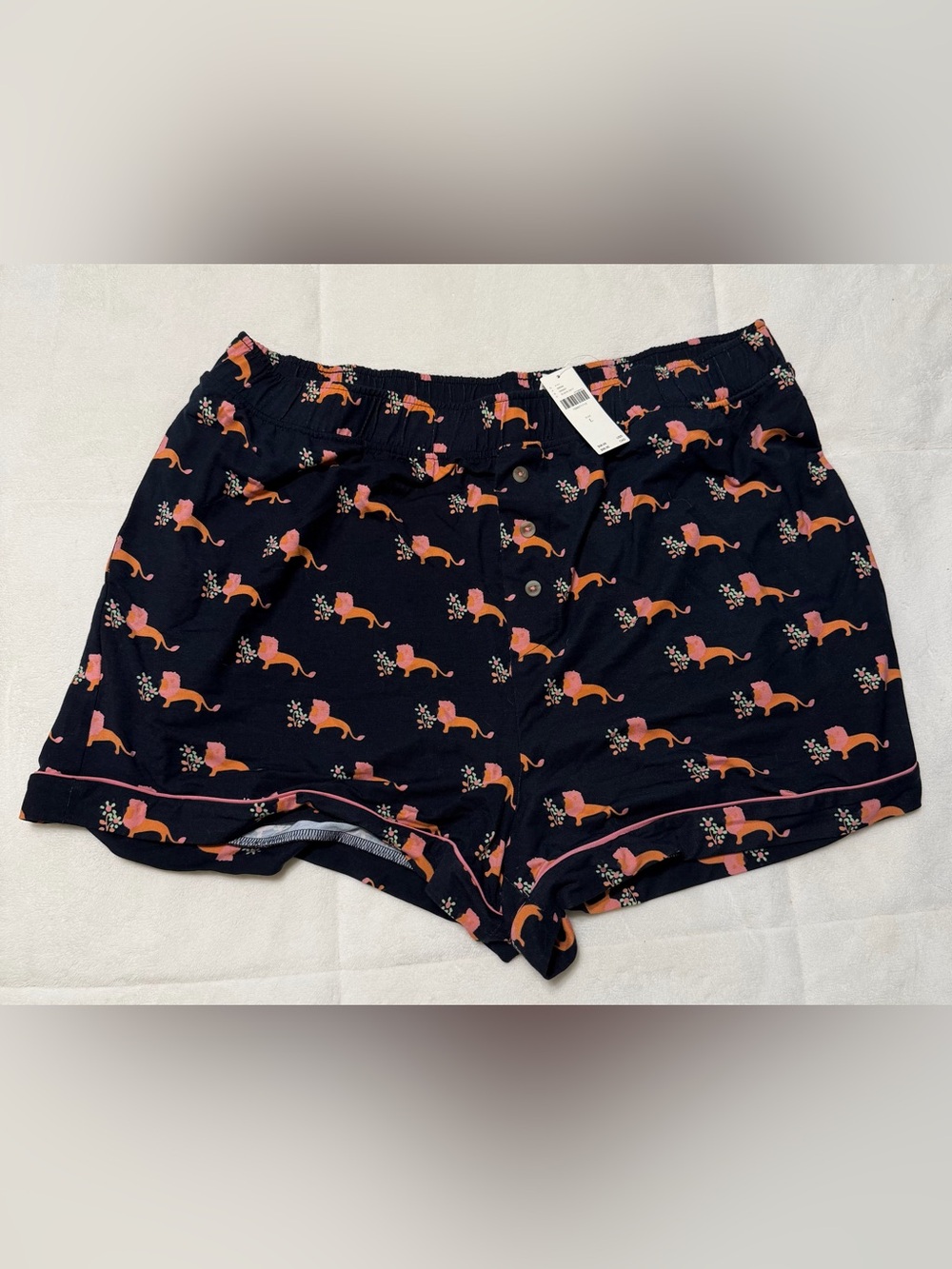 NWT Anthropologie LyreBird Briar Pajama Shorts in ModaLuxe, L